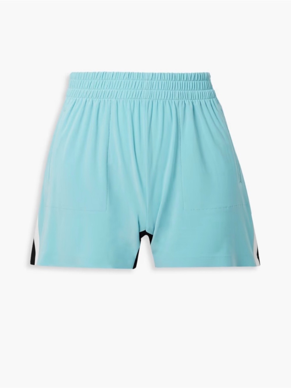 Norma Kamali Two Tone Strech-Jersey Shorts - Size XS